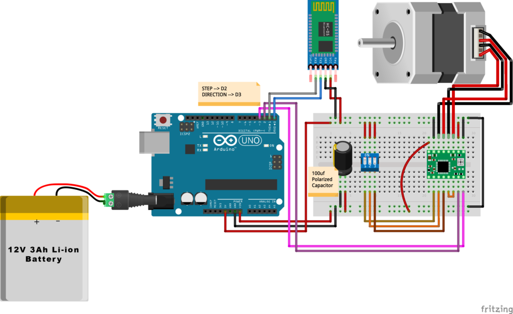 HC-05 Wiring Diagram