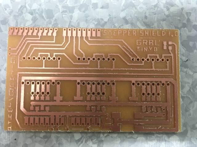 Milled Stepper board