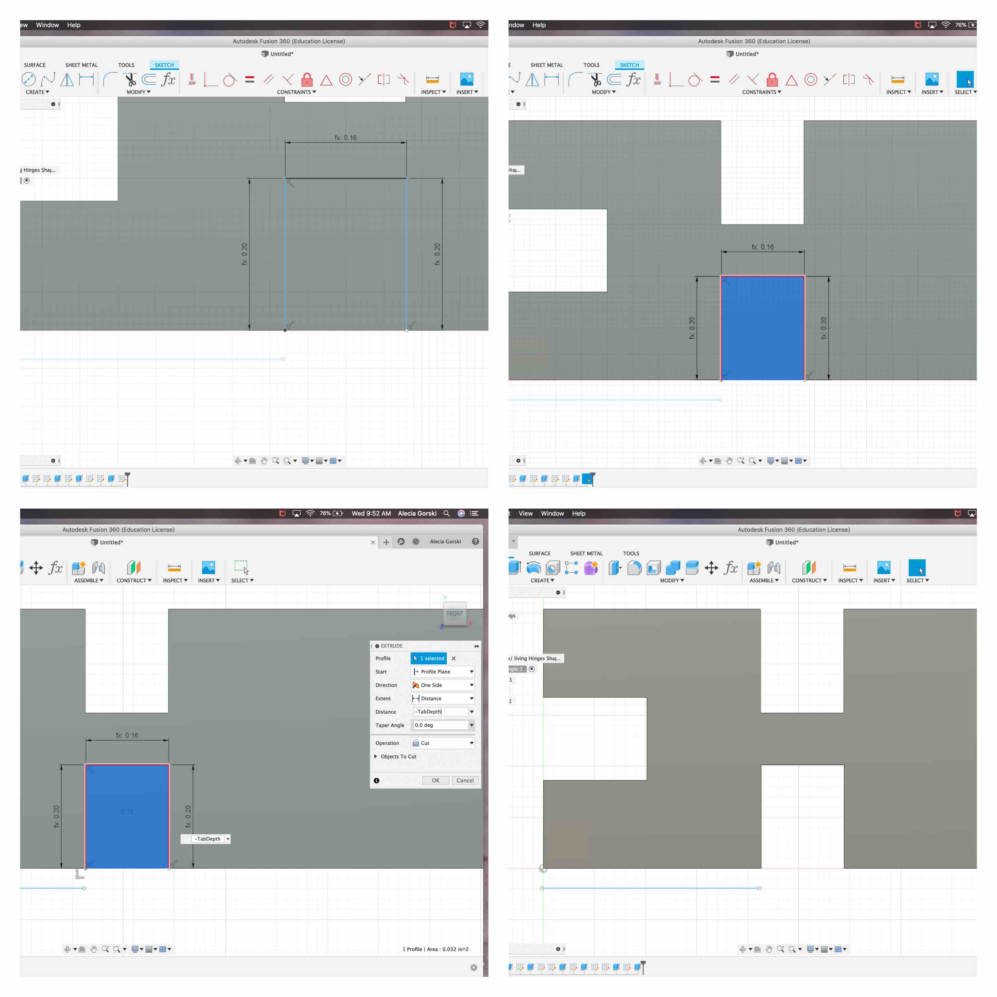 Long Rectangle Construction