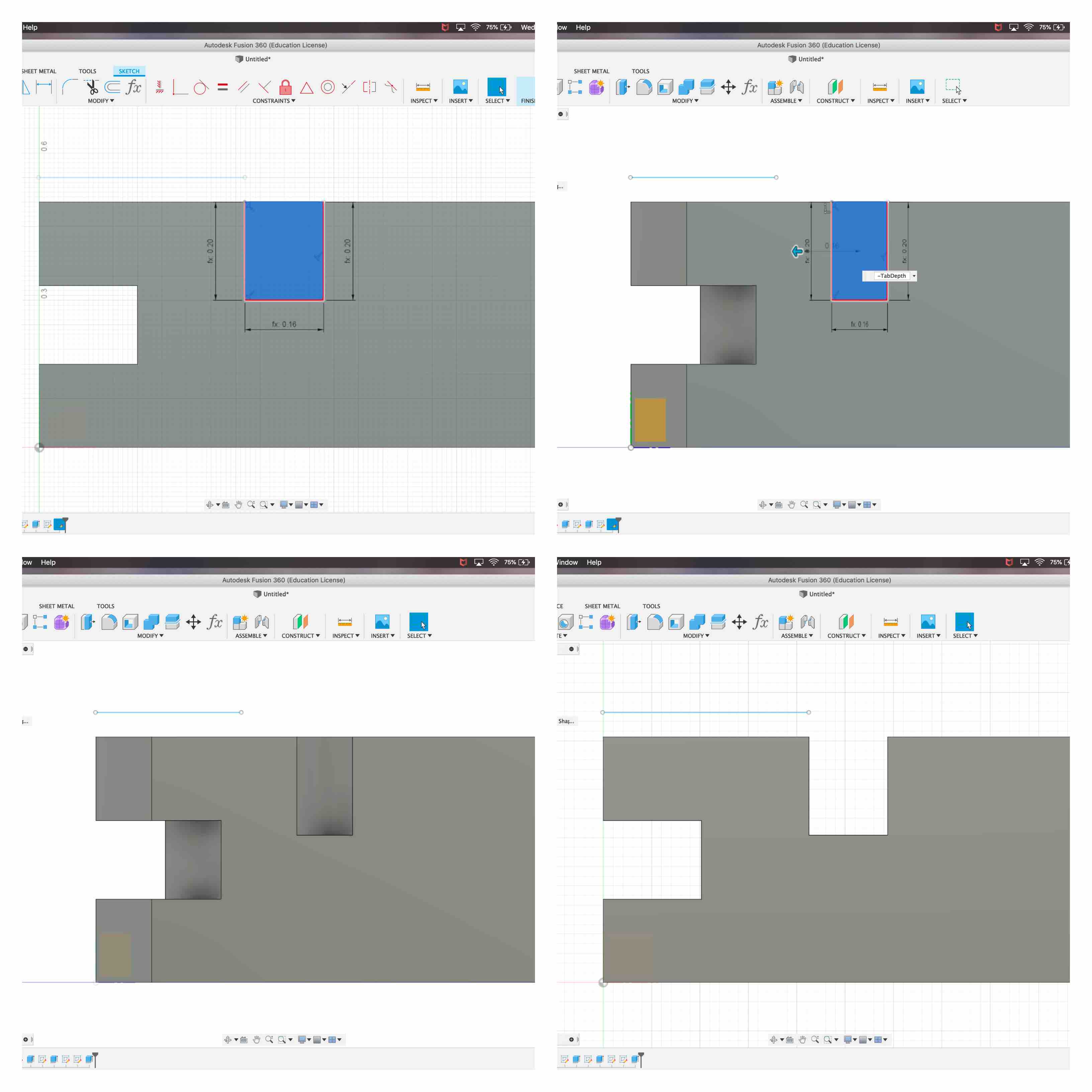 Long Rectangle Construction