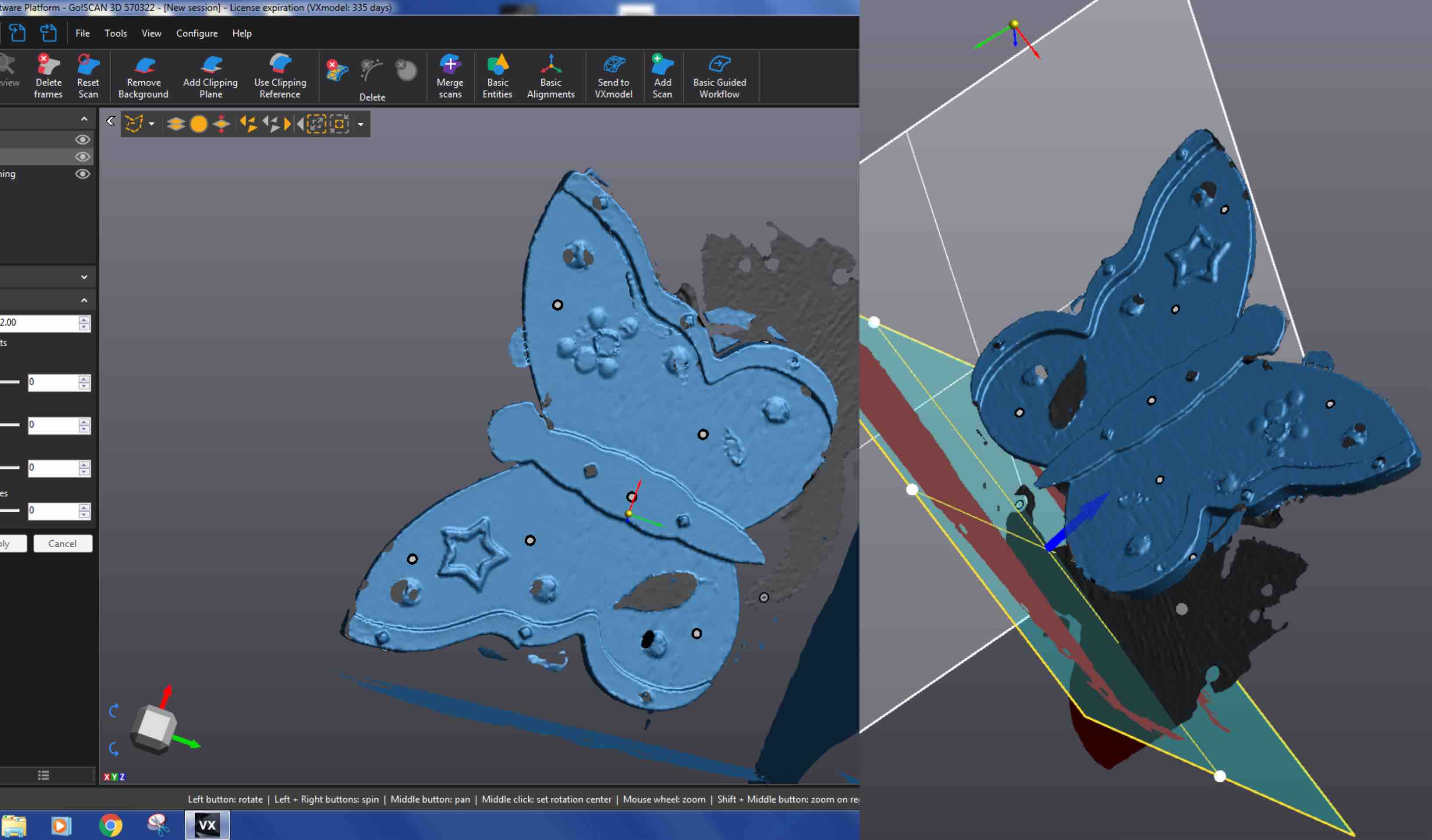 3D Scanning Fill Holes