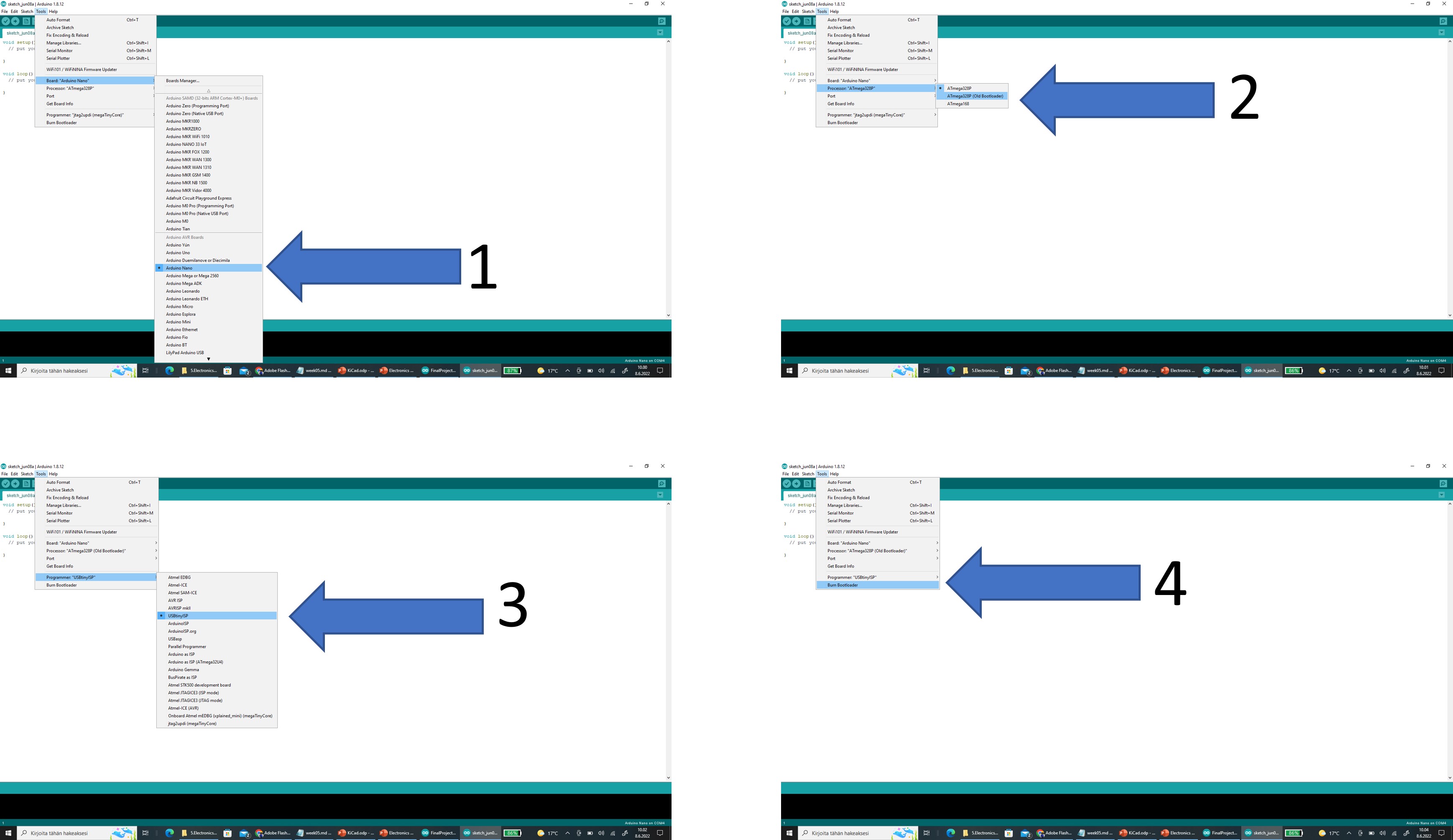 Arduino Software (IDE) settings