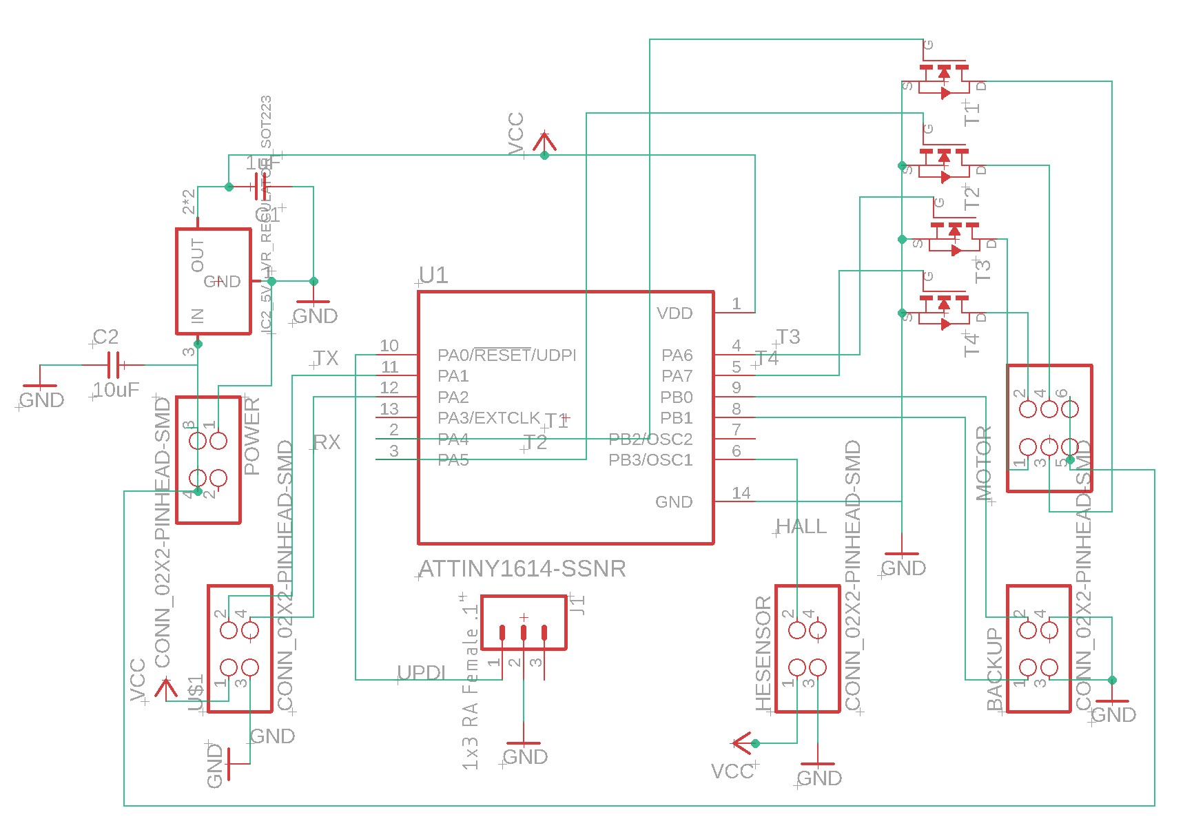 ATtiny1614 Schematics