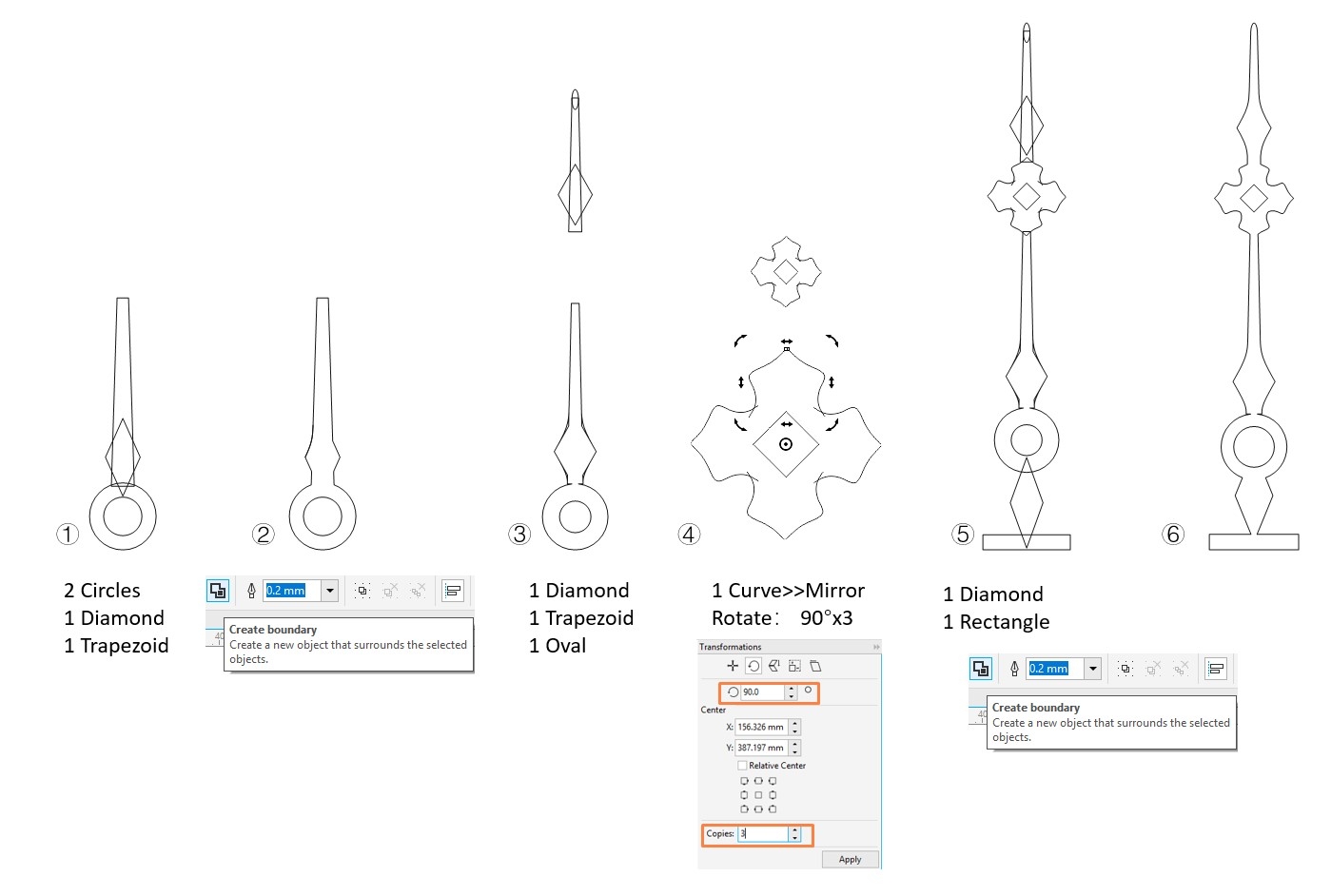 Clock Hand Design