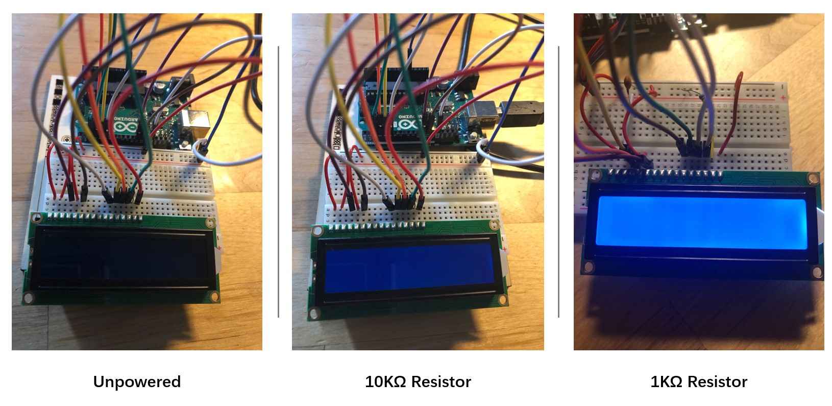 Screen Light After Adjustment