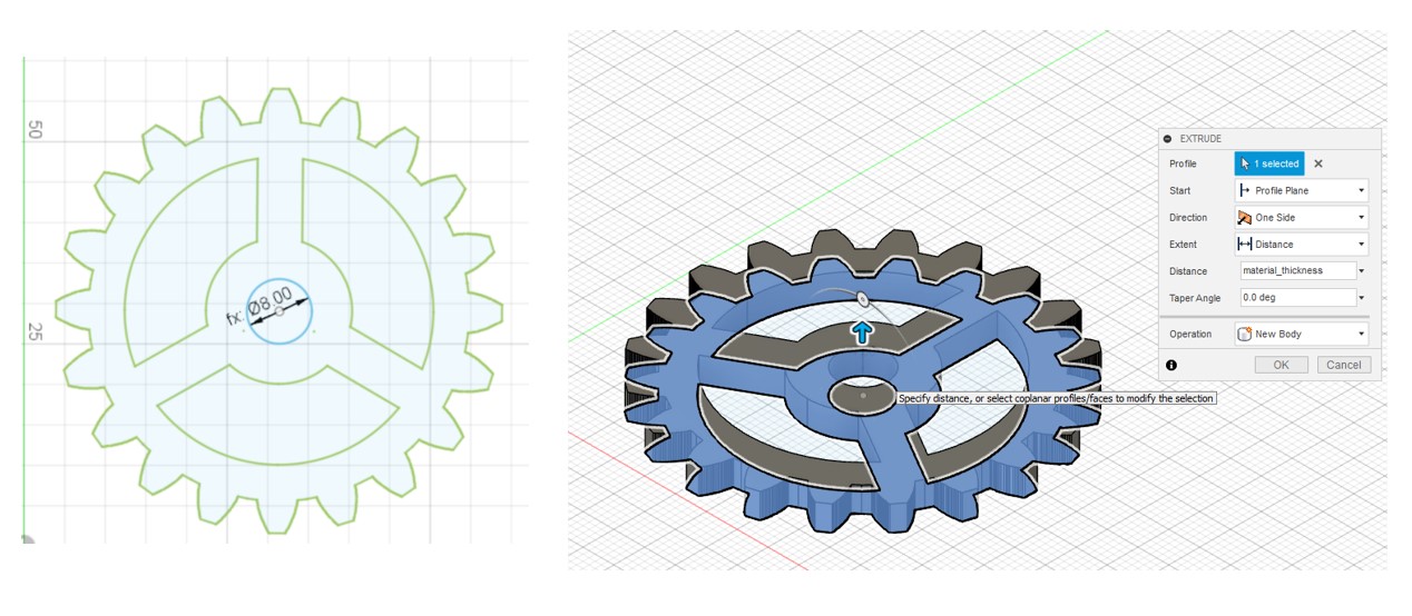 Side Gear Design