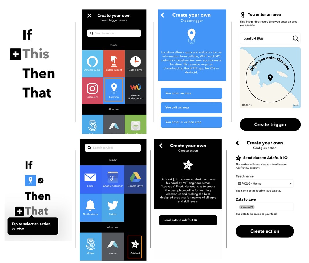 IFTTT Location Change Detection