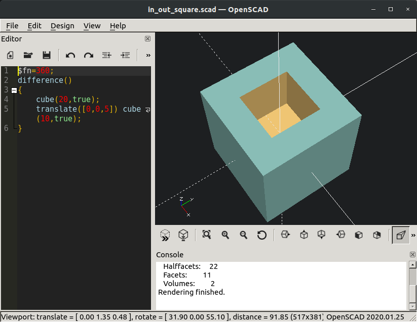 model for dimension test