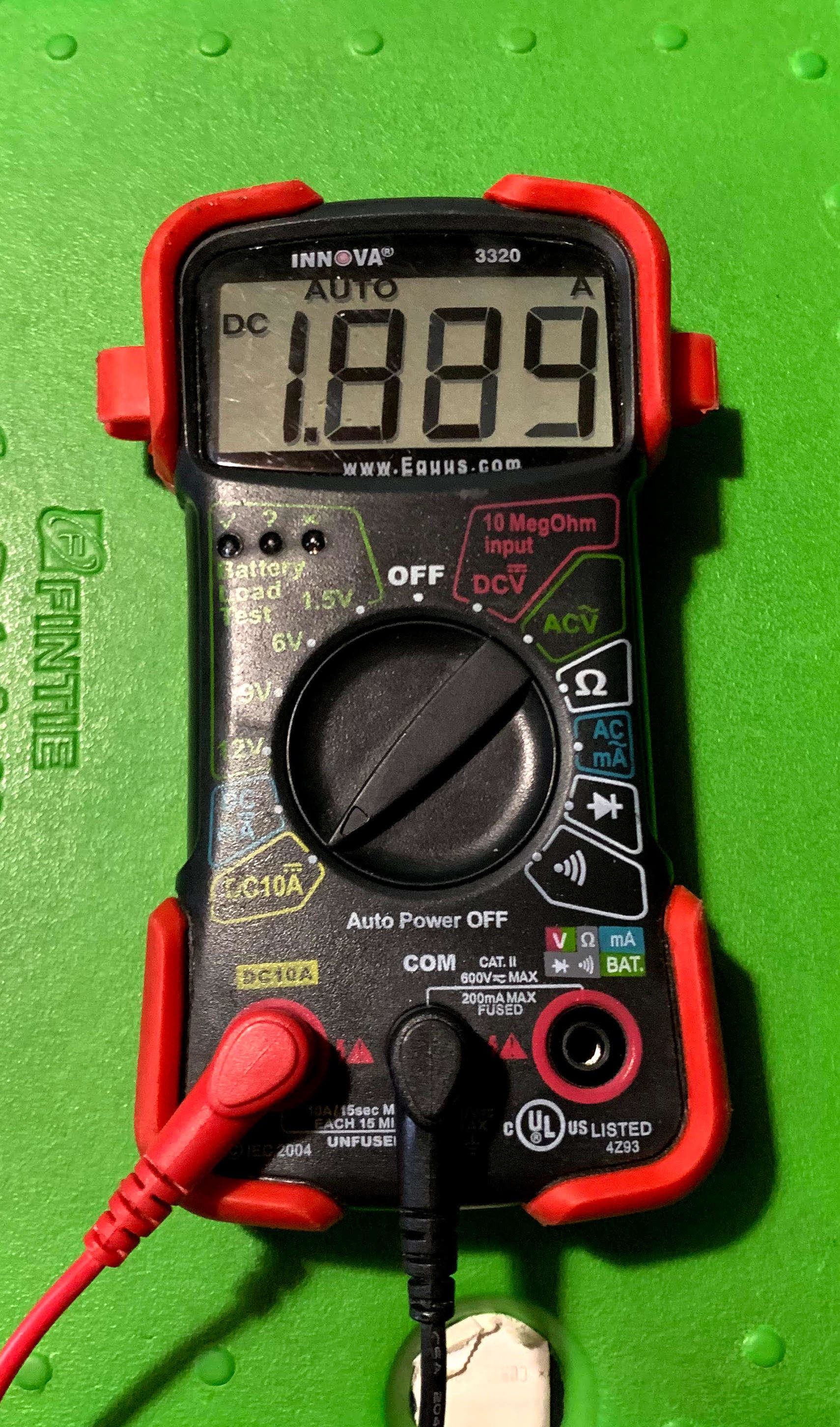 measure amps in a stepper motor