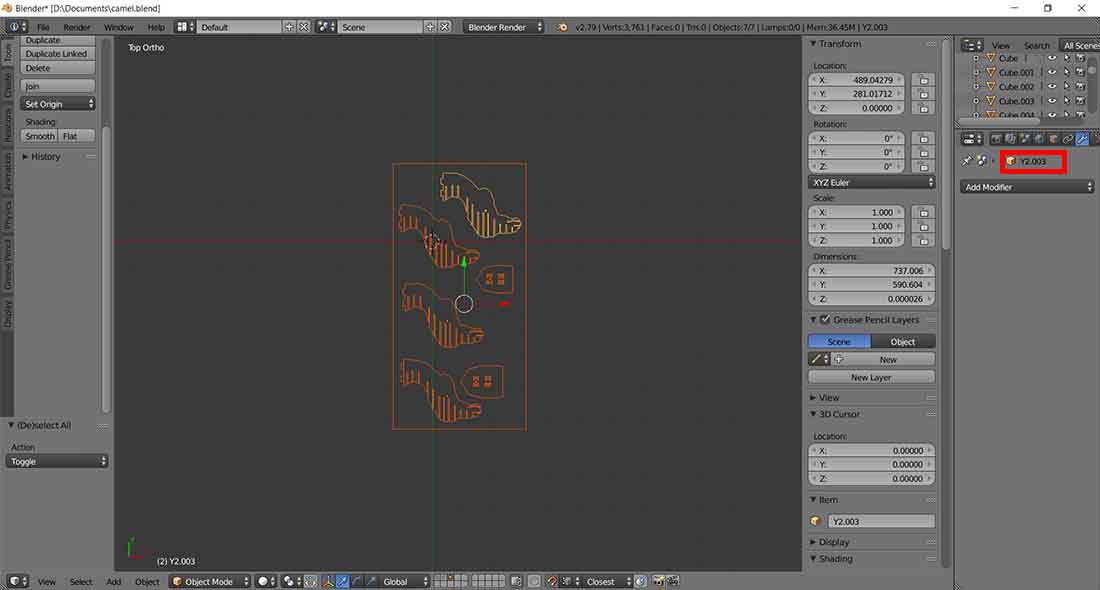 Export Blender