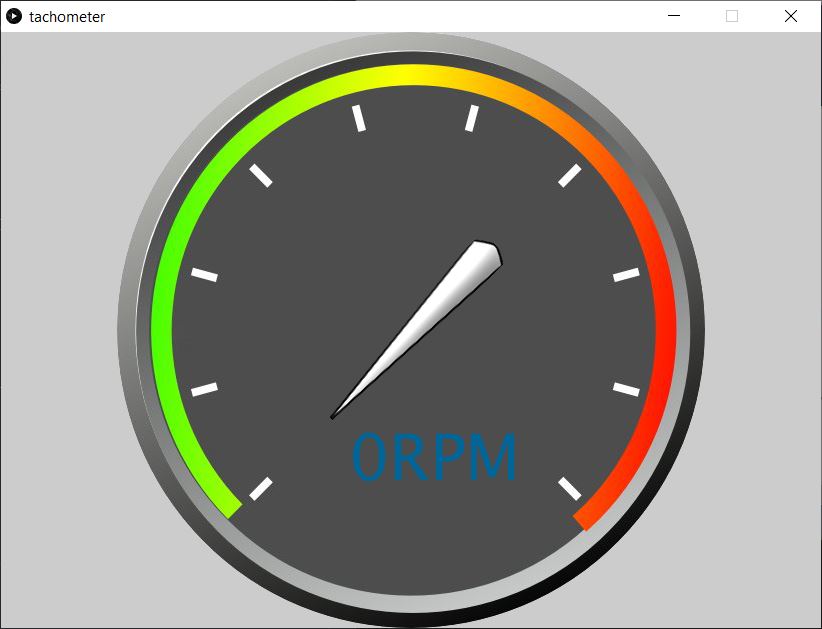 Tachometer indicator Problem 2