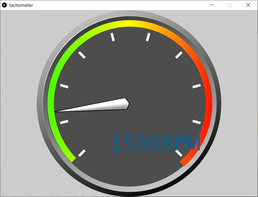 Tachometer indicator Problem 2 fix