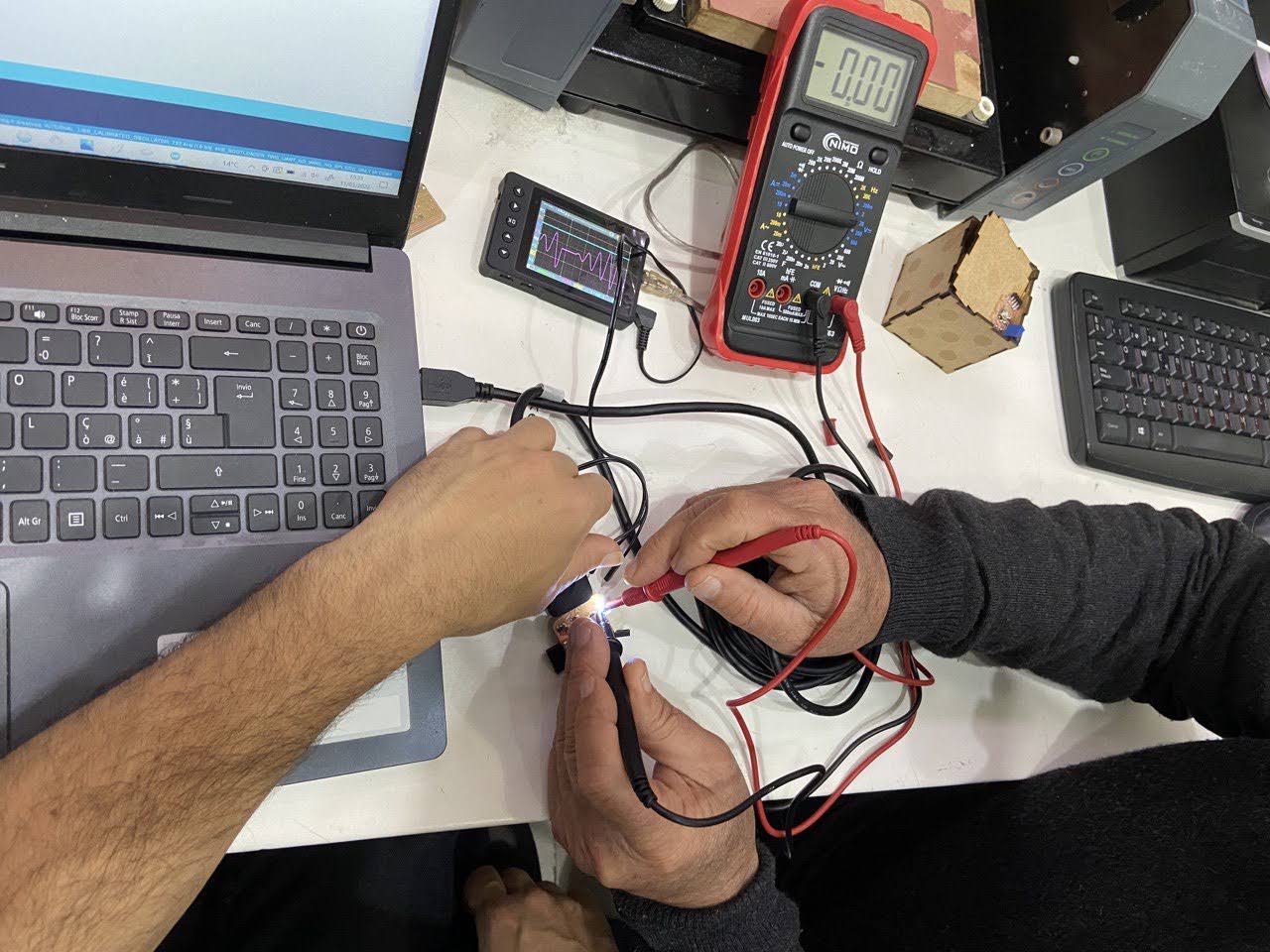 DVM voltage on regulator