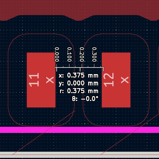 Pad Pitch or Rather Spacing