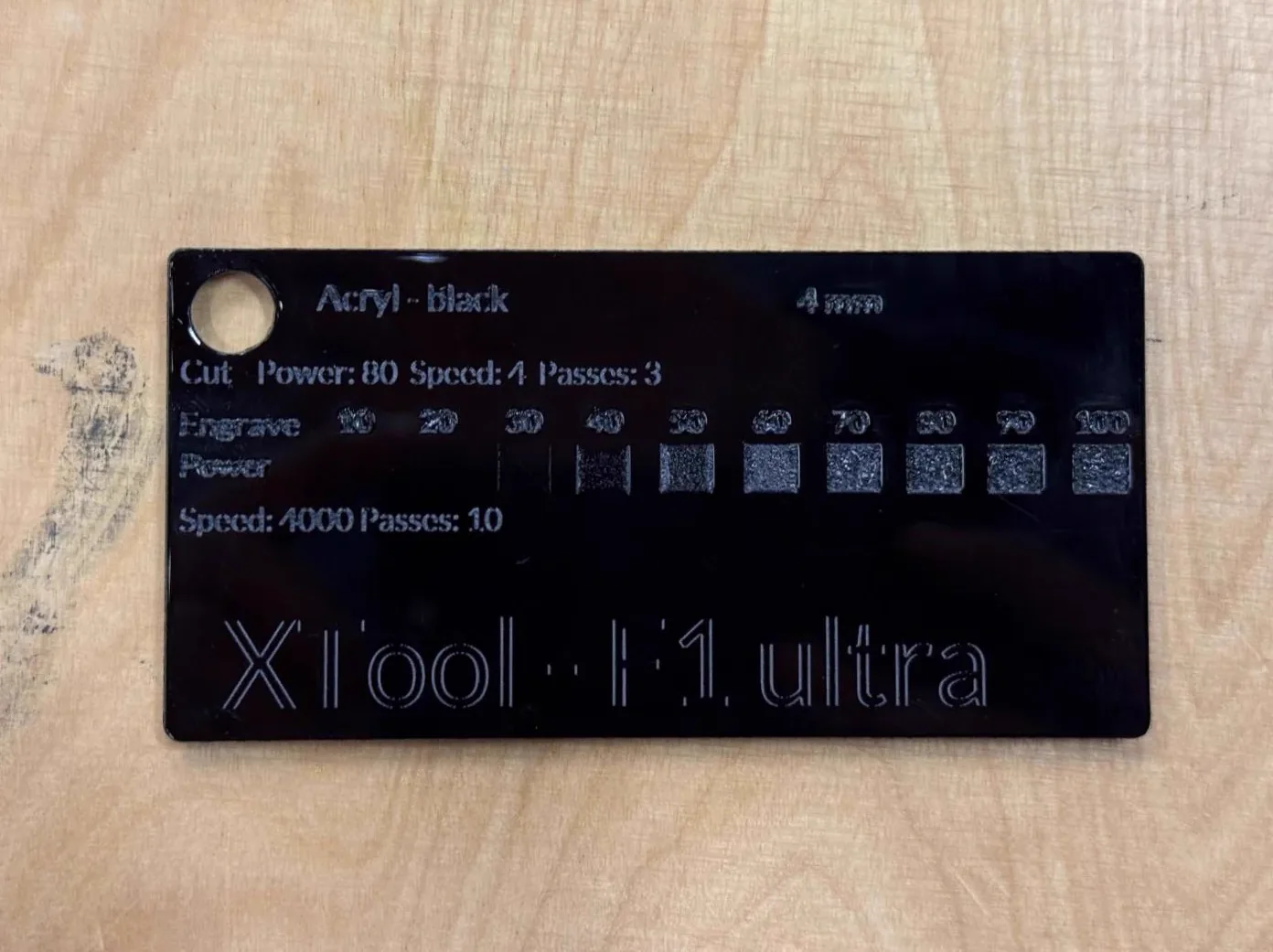 Visualizing Engraving with Stepwise Power Increase with xTool F1 Ultra