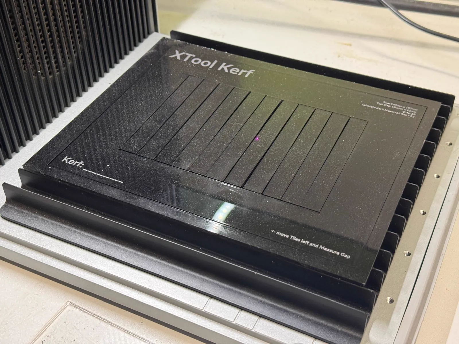 Kerf when cutting with xTool F1 Ultra