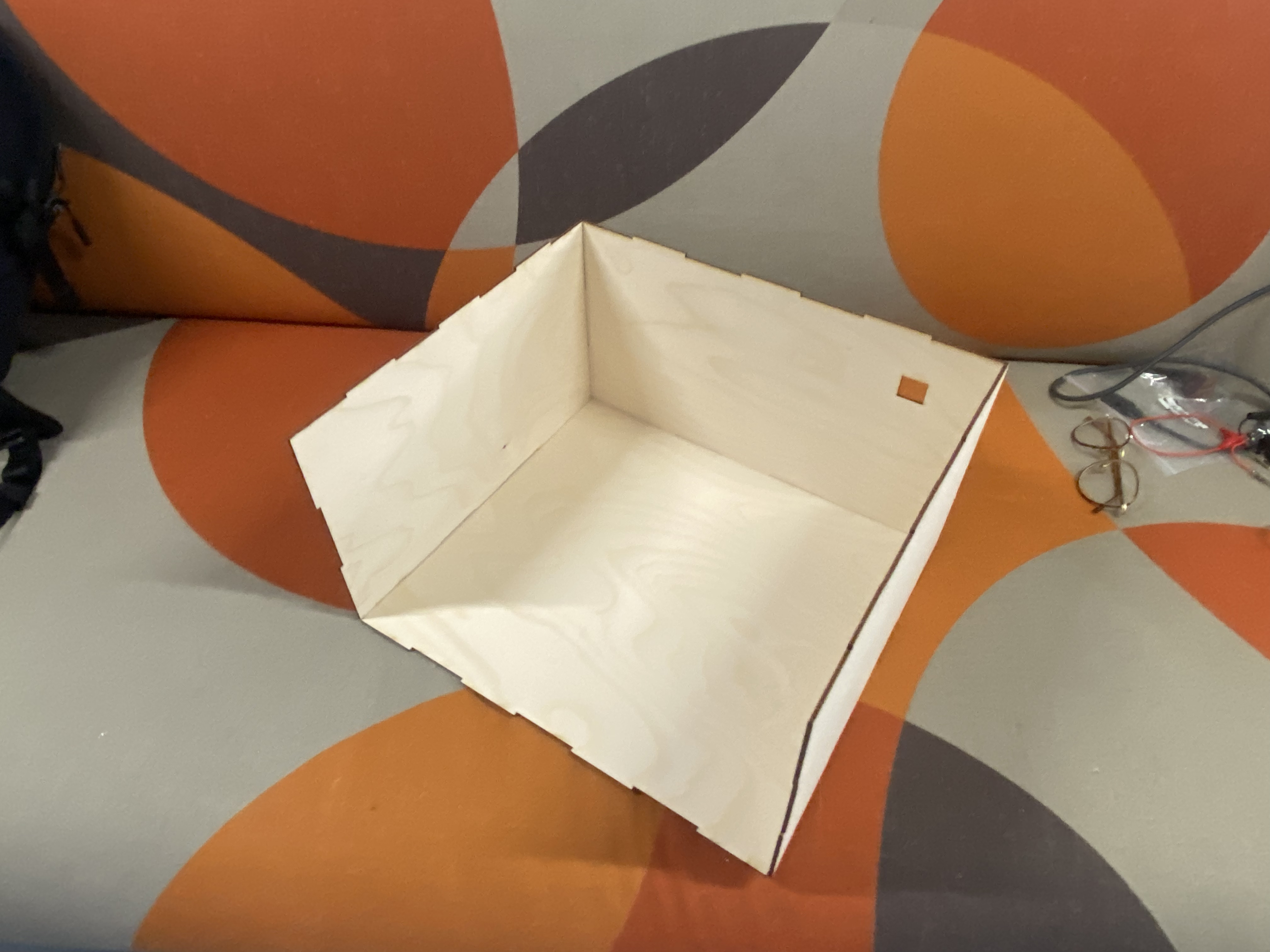 Another view of the final machine