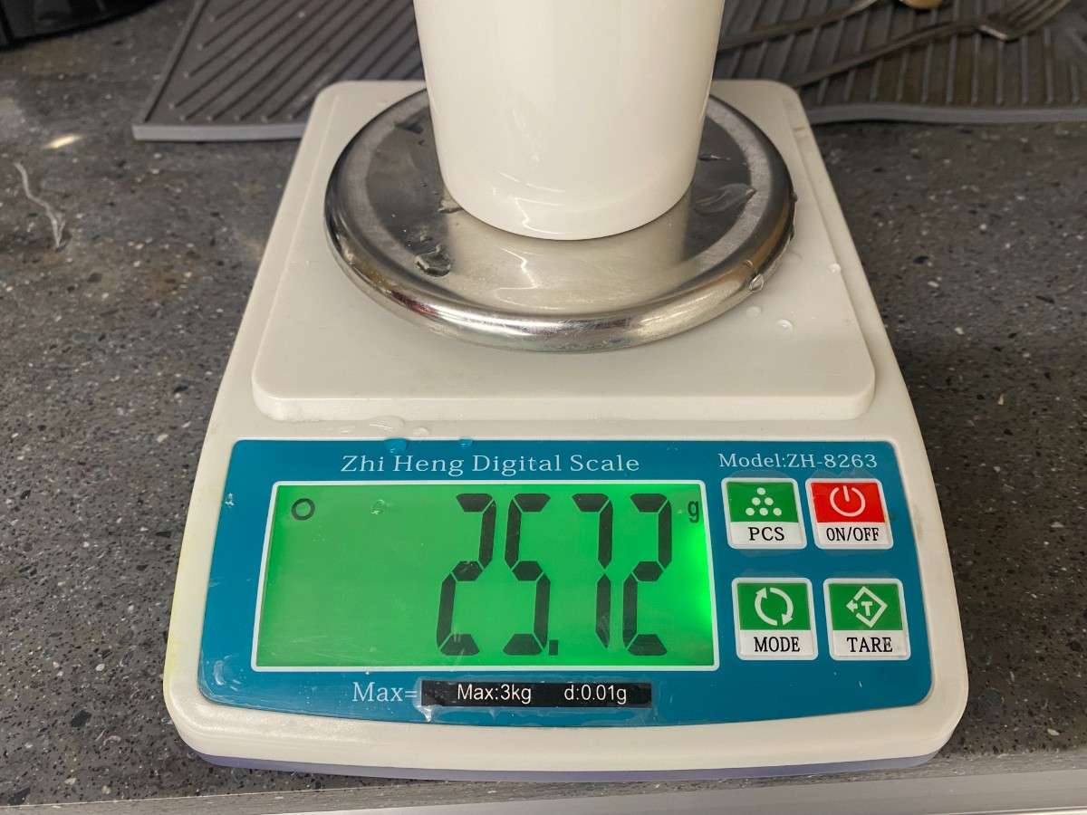 Measured silicone quantity