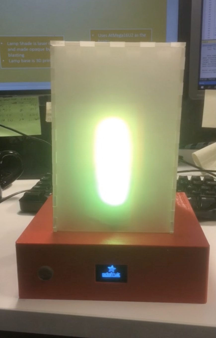 Wake-up alarm lamp inspiration used during the early project direction.