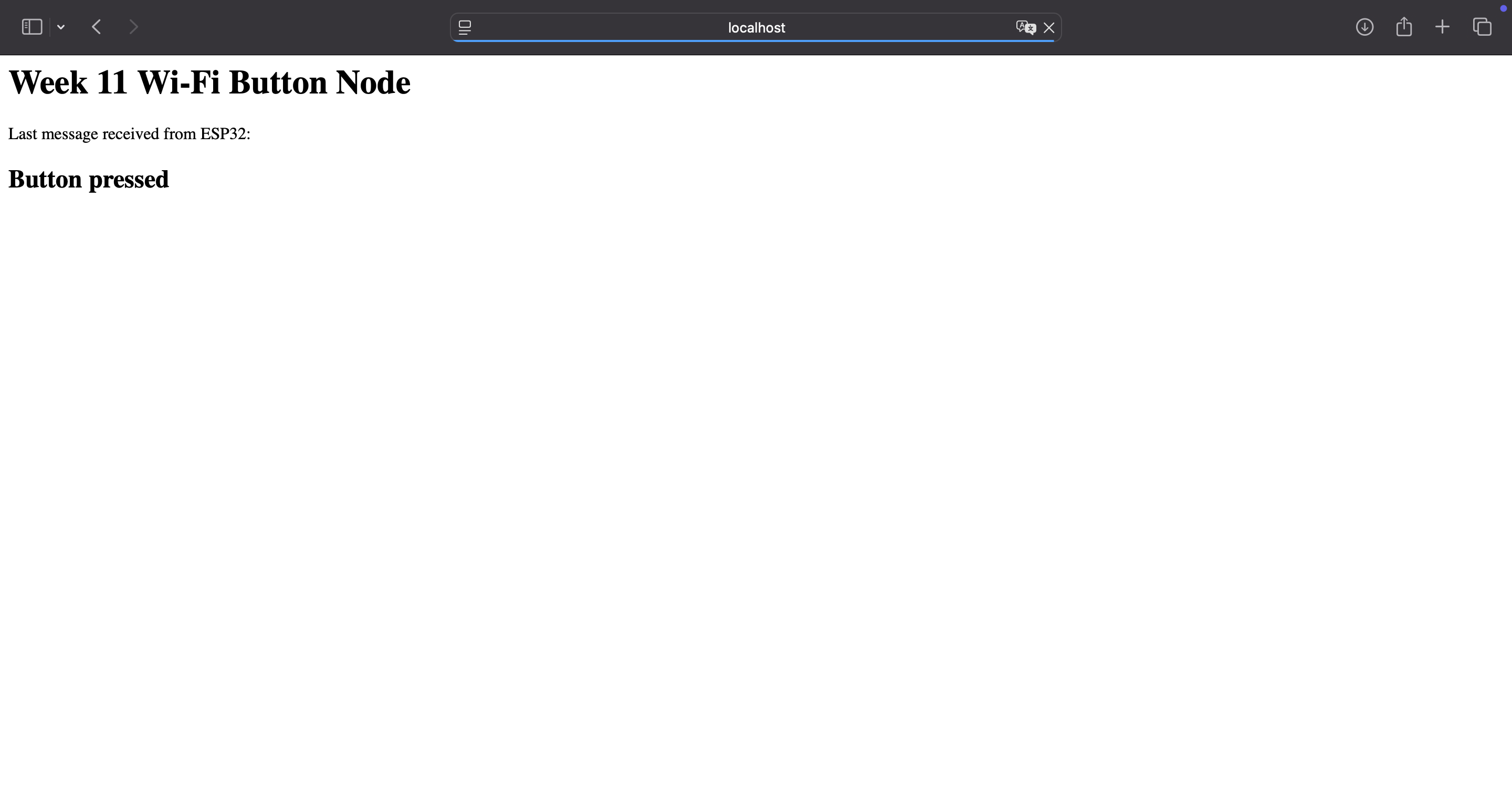 Browser waiting for data