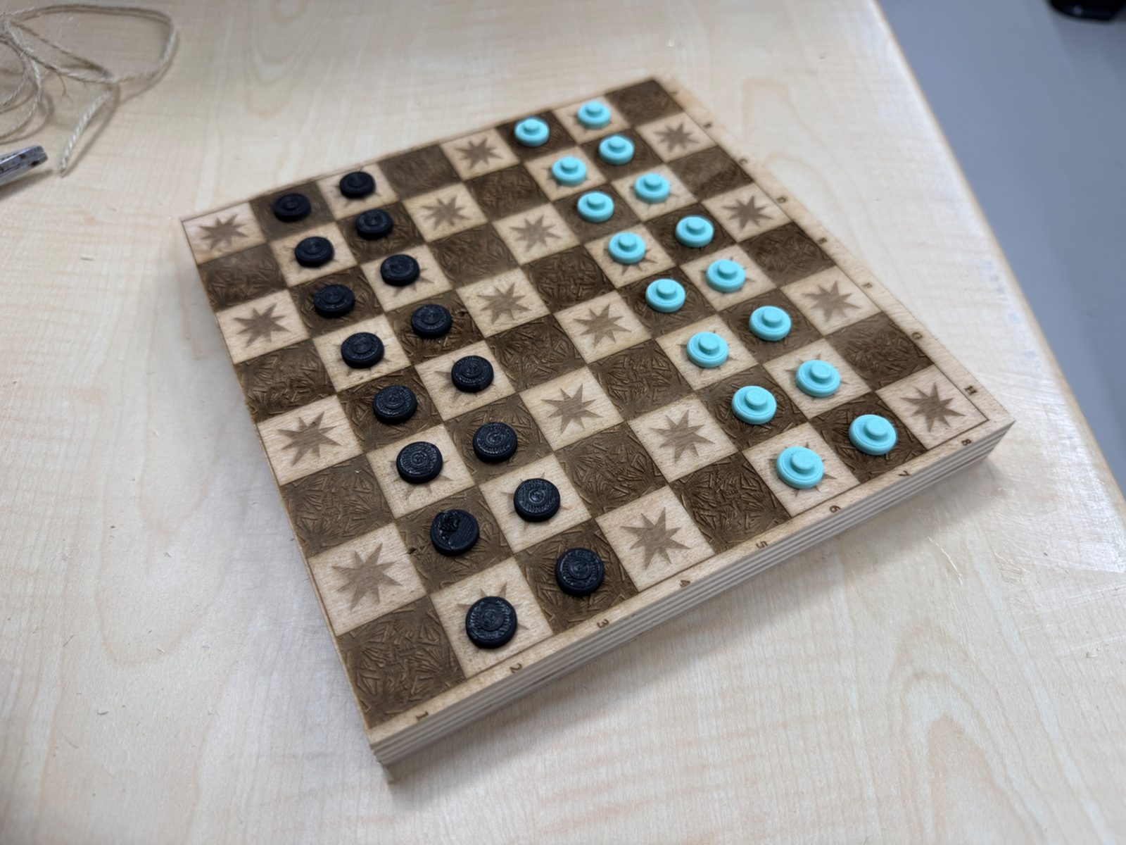 Checkerboard from leftover