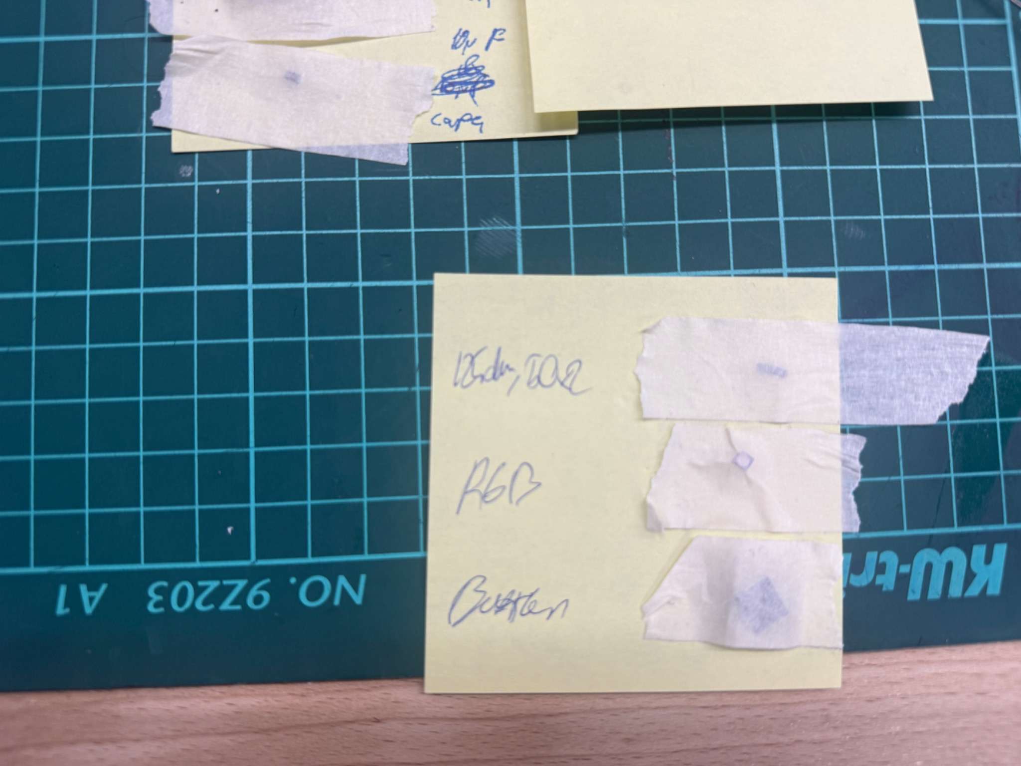 Components before soldering