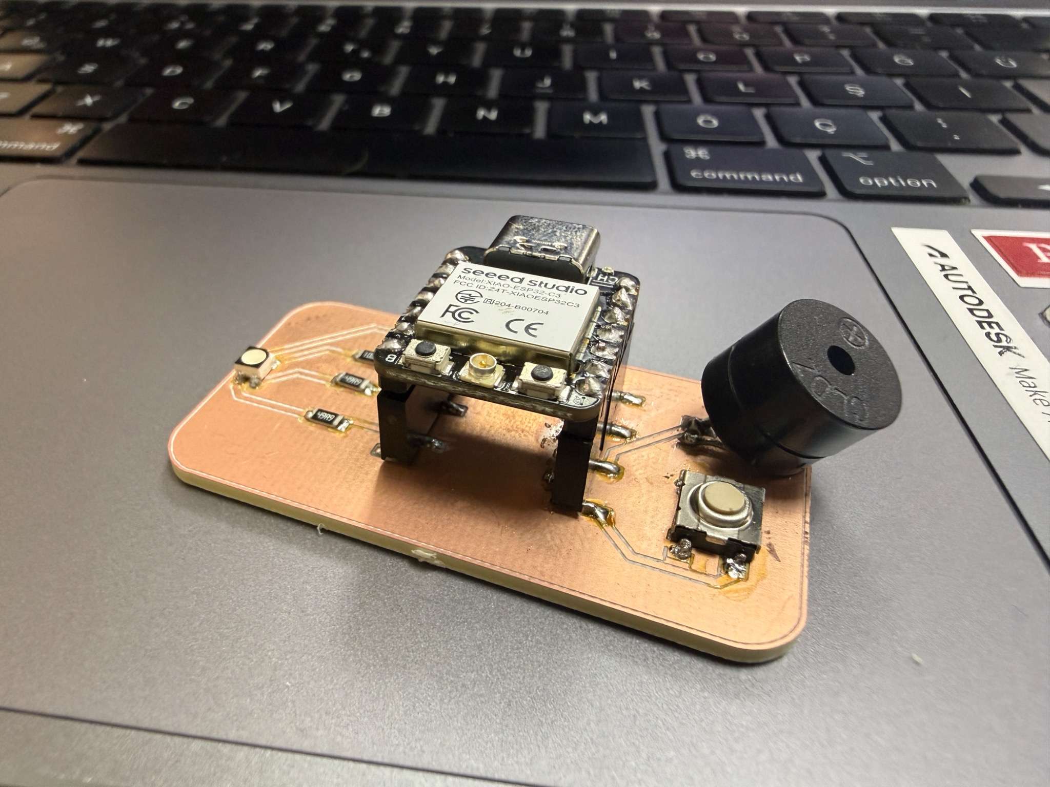 Hero shot of the final board