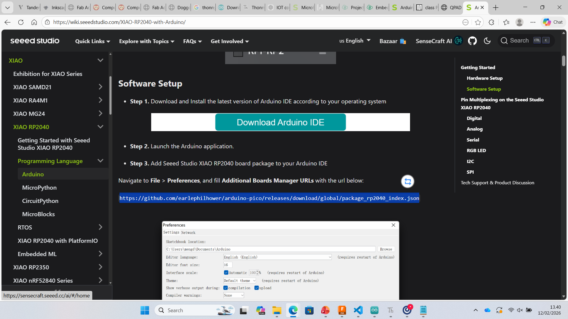 Board Manager URL Setup