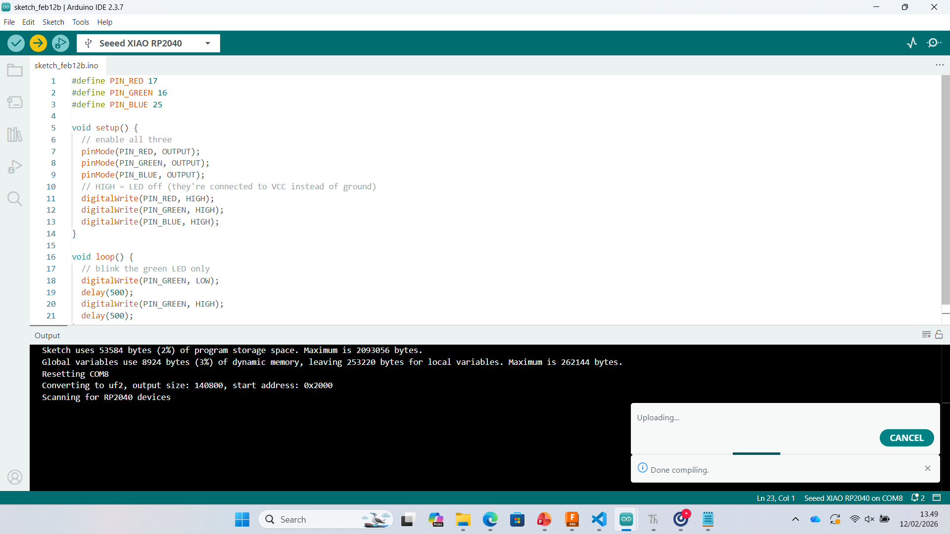 Blink Program
