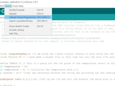 arduino upload