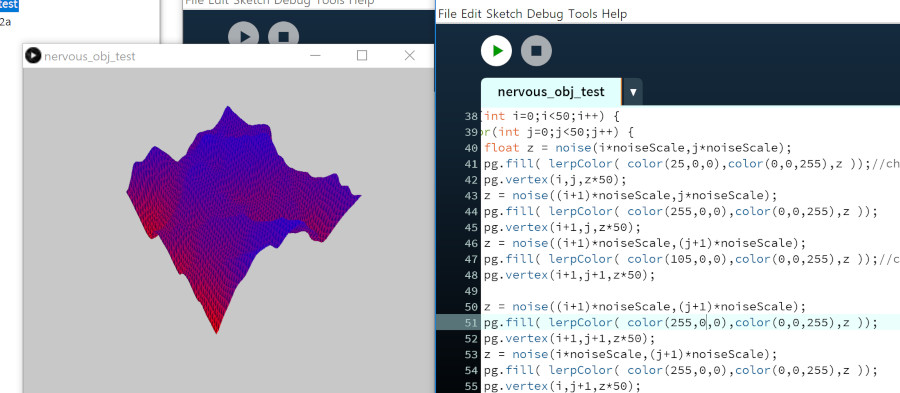 processing colours