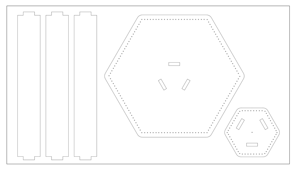 3D Loom cutting plan 50x28cm