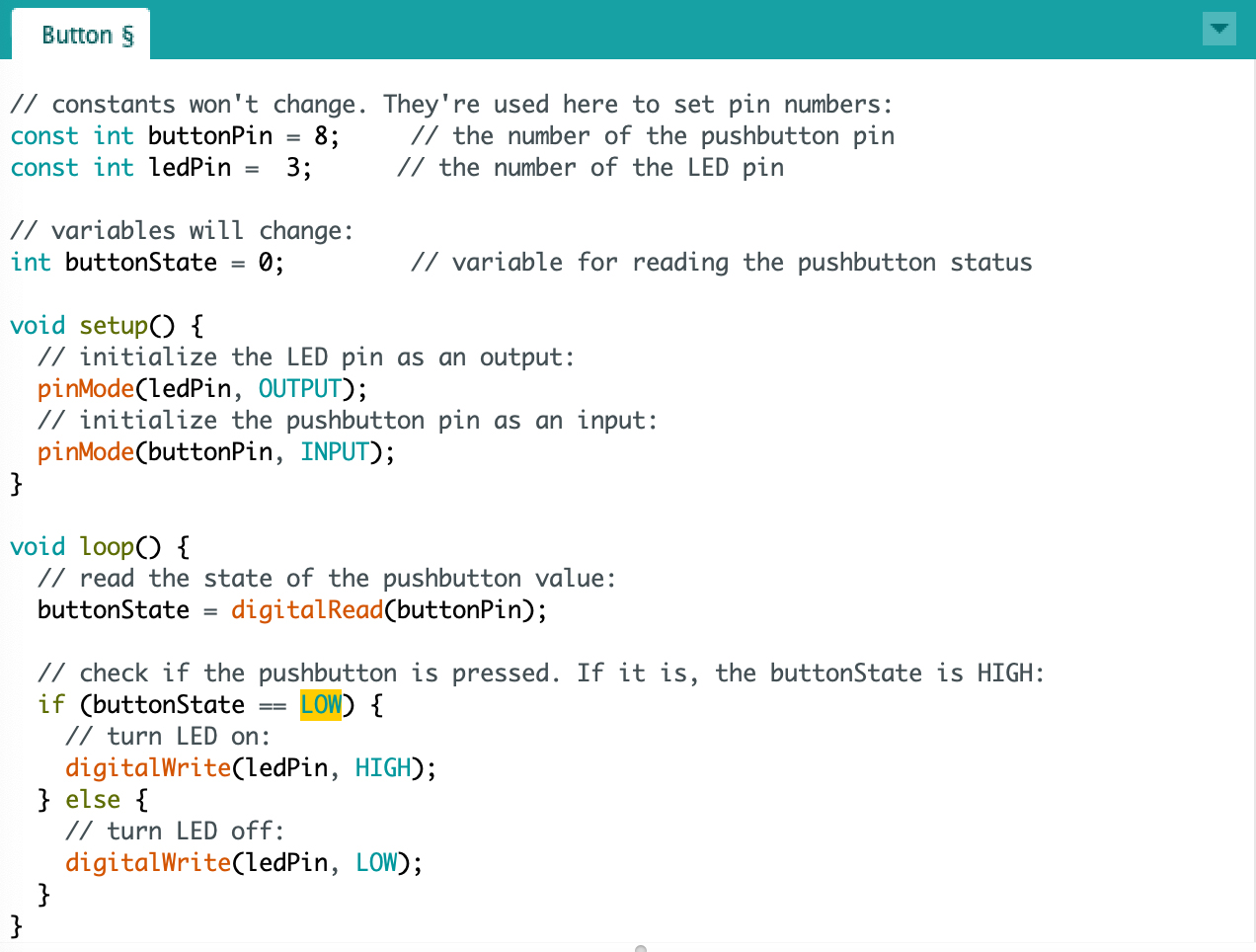 arduino code